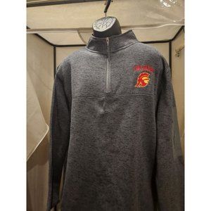 USC trojans Quarter-Zip Fleece Gray XL